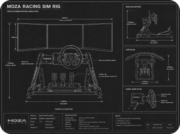 Moza Racing SIM Rig