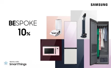 Cumpără Samsung BESPOKE cu avantaj 10%